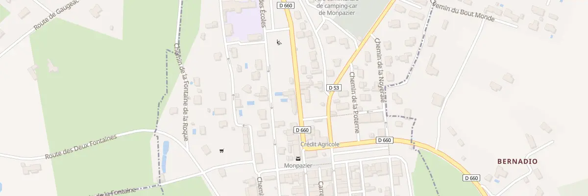 Plan du 29 La Douele Nord à Monpazier