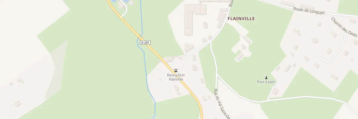 Plan du 3 Rte de la Chapelle Saint Julie au Bourg-Dun