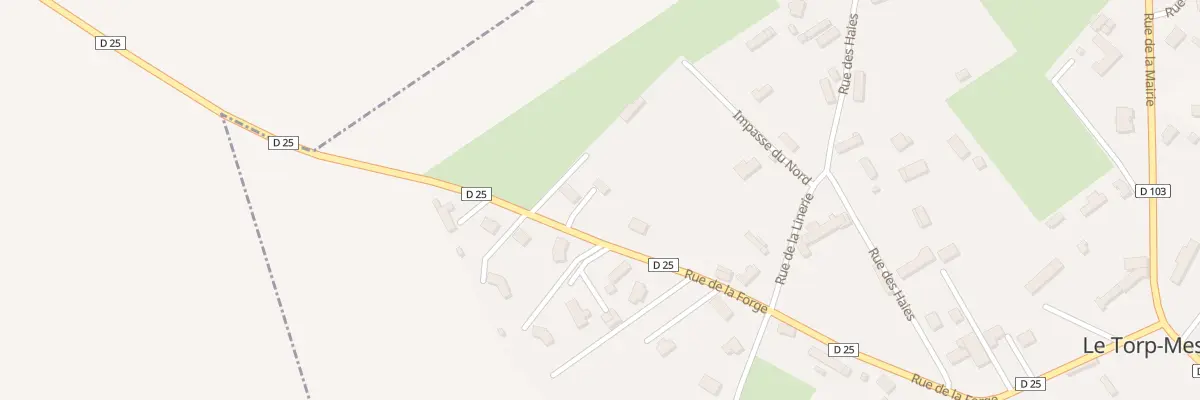 Plan du 448 Rue de la Forge au Torp-Mesnil