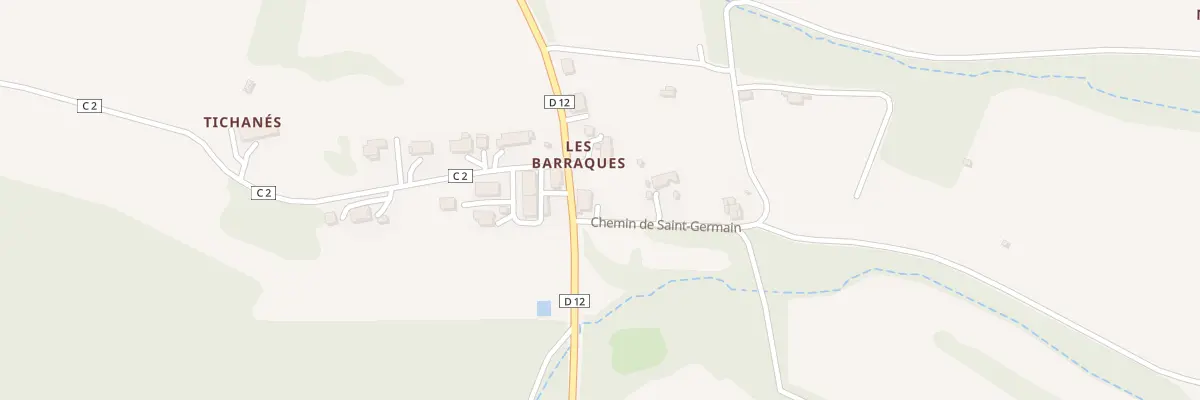Plan du 25 Che de Saint-Germain à Sainte-Marie