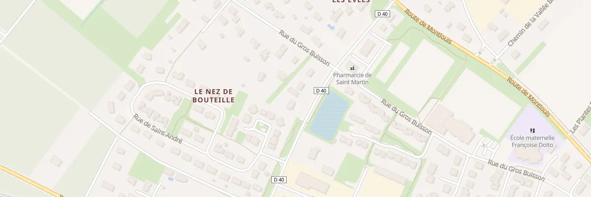 Plan du 14B Rue de Saignes à Saint-Martin-le-Beau