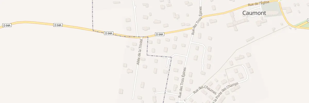 Plan du 3 Rue des Iris à Caumont