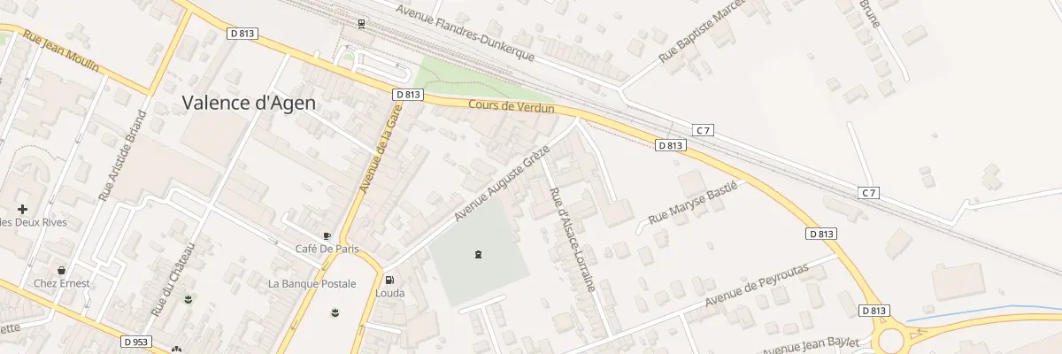 Plan du 26 Av Auguste Grèze à Valence