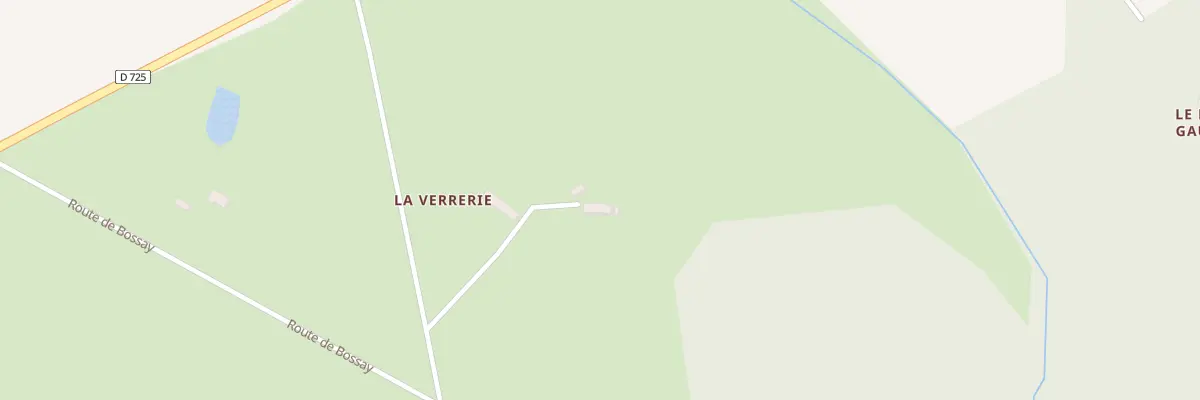 Plan du 5 La Verrerie à Boussay