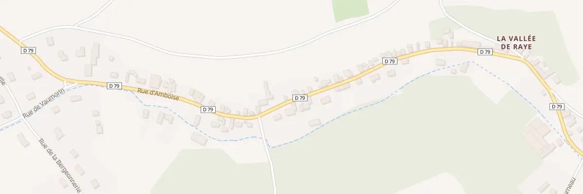 Plan du 38 Rue d’Amboise à Chançay