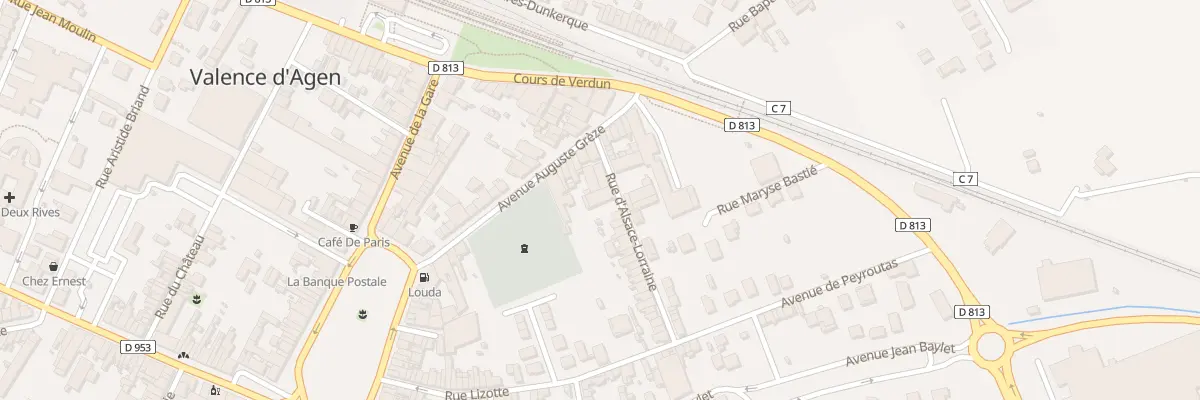 Plan du 10 Rue Alsace-Lorraine à Valence