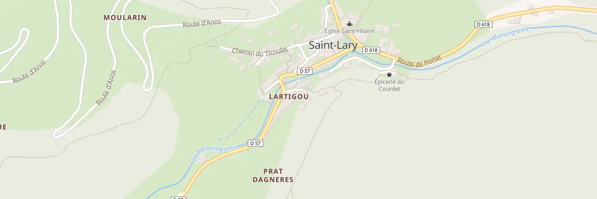 Plan du 5244 Lartigou à Saint-Lary