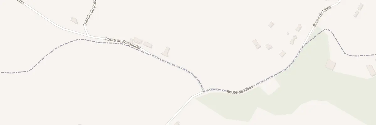 Plan du 176 Rte de Fongoudal à Monségur
