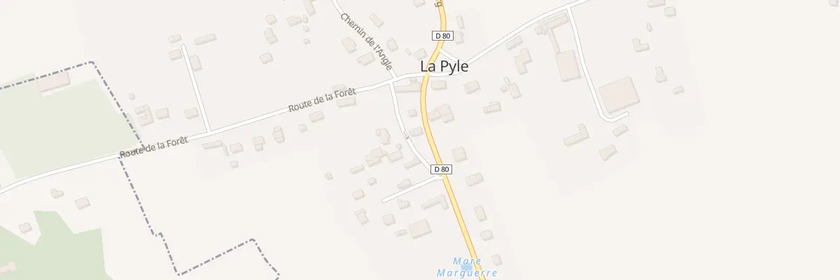 Plan du 6 Rte du Neubourg à La Pyle