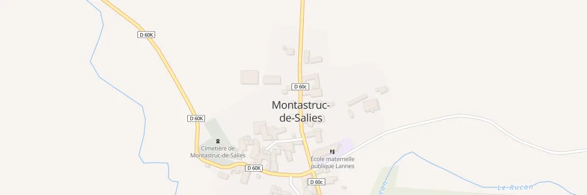 Plan du 138 Village de Lannes à Montastruc-de-Salies