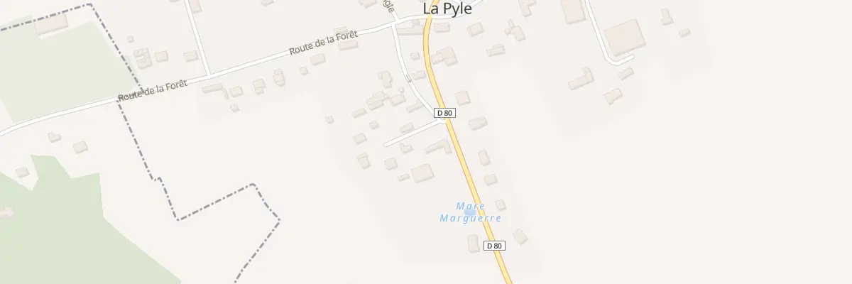 Plan du 4 Rte du Neubourg à La Pyle