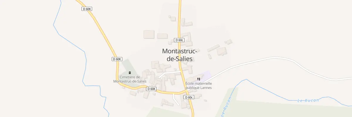 Plan du 139 Village de Lannes à Montastruc-de-Salies