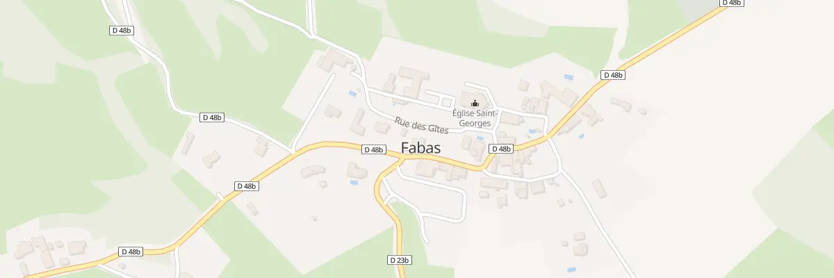Plan du 1 Rue Principale à Fabas