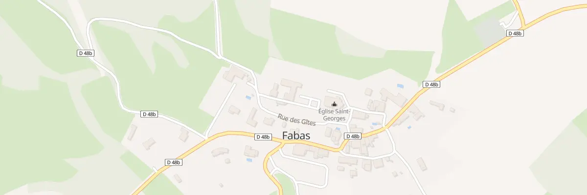 Plan du 2 Rue de la Citadelle à Fabas