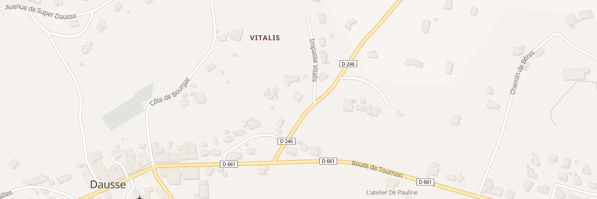 Plan du 5 Imp Vitalis à Dausse