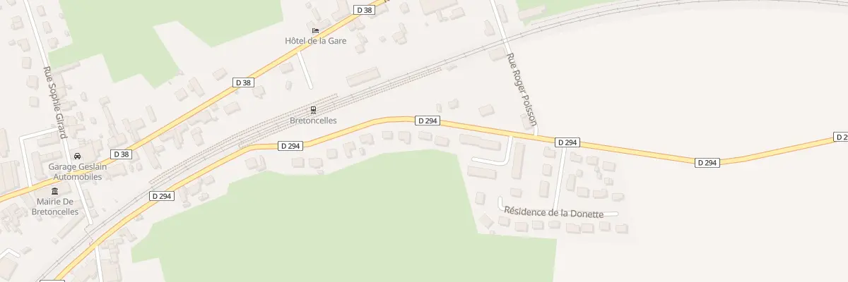 Plan du 23 Rte de St Victor de Buthon à Bretoncelles