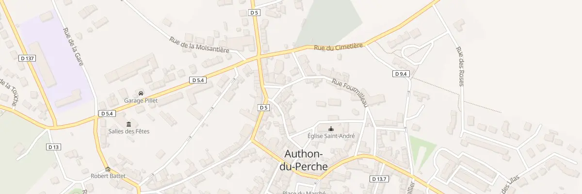 Plan du 6 Pl du Puits de la Botte à Authon-du-Perche