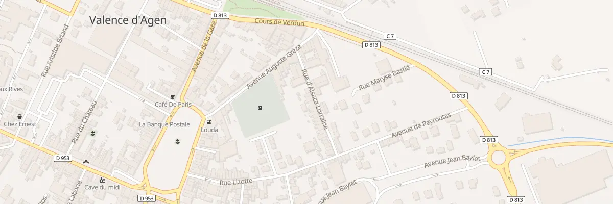Plan du 16 Rue Alsace-Lorraine à Valence