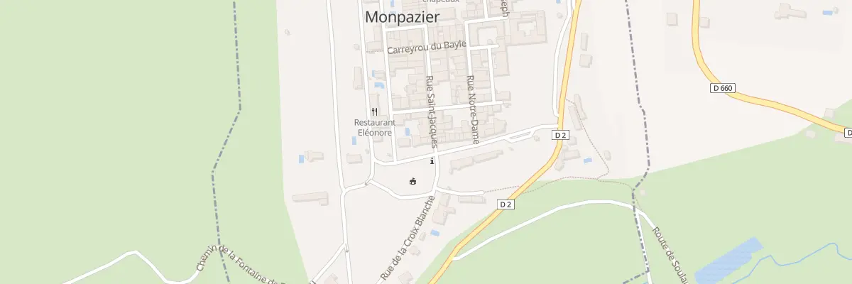 Plan du 290A Le Bourg à Monpazier