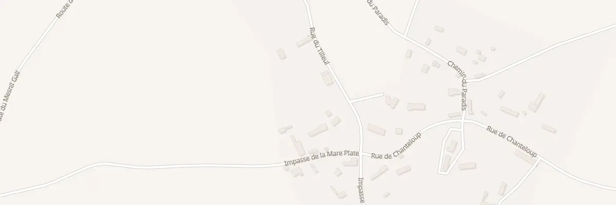 Plan du 2 Imp de la Mare Plate à Tilleul-Dame-Agnès