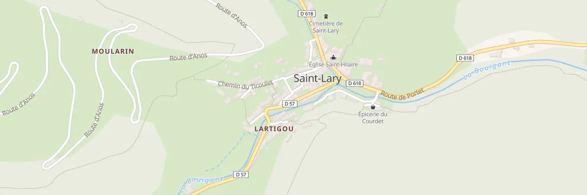 Plan du 203 Village à Saint-Lary