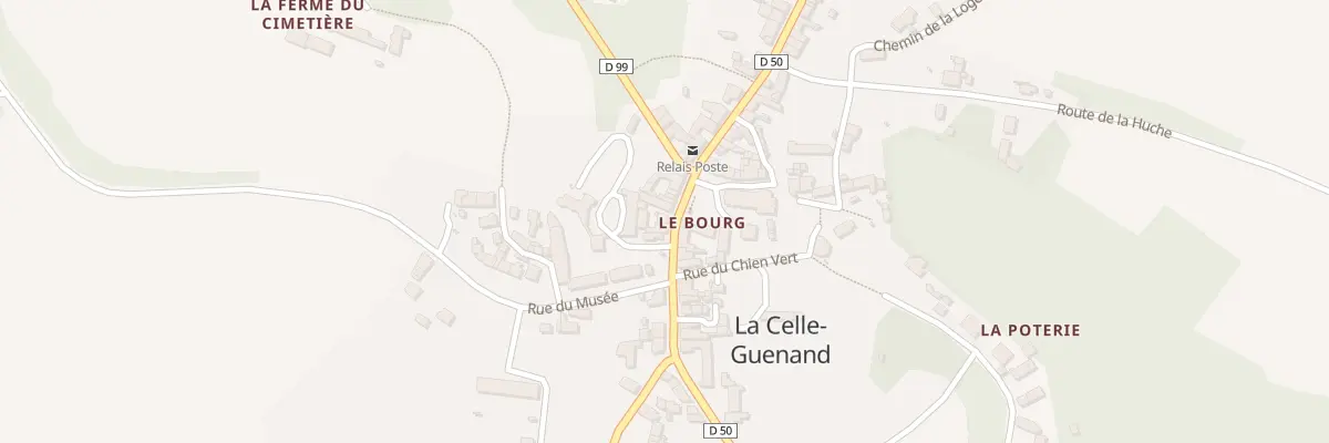 Plan du 10 Rue du Château à La Celle-Guenand