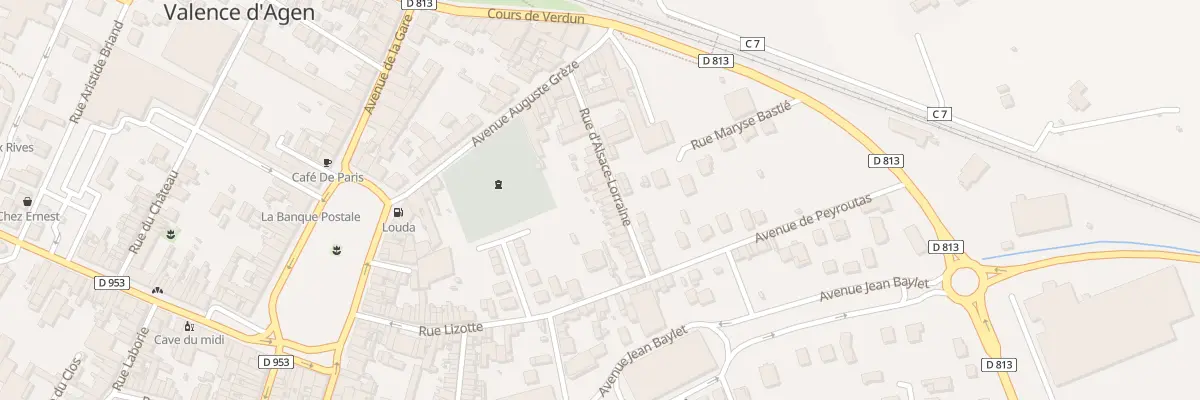 Plan du 22 Rue Alsace-Lorraine à Valence