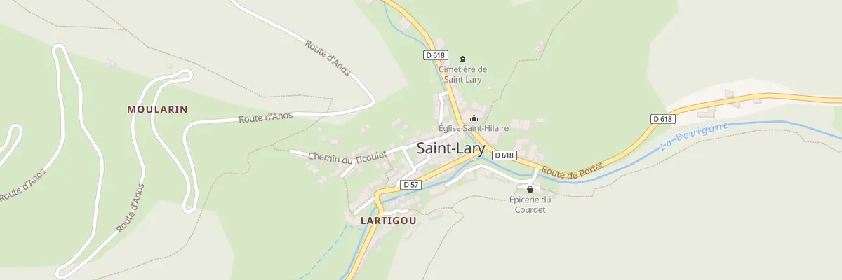 Plan du 159 Village à Saint-Lary