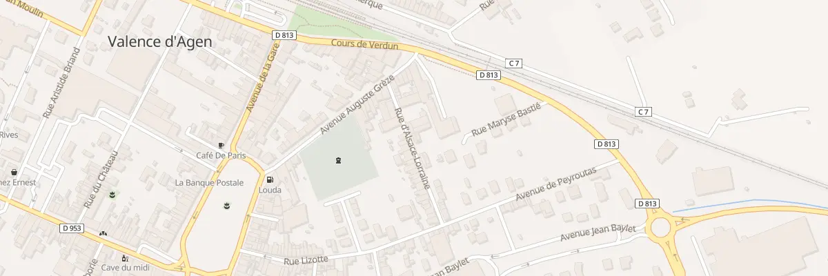 Plan du 13 Rue Alsace-Lorraine à Valence