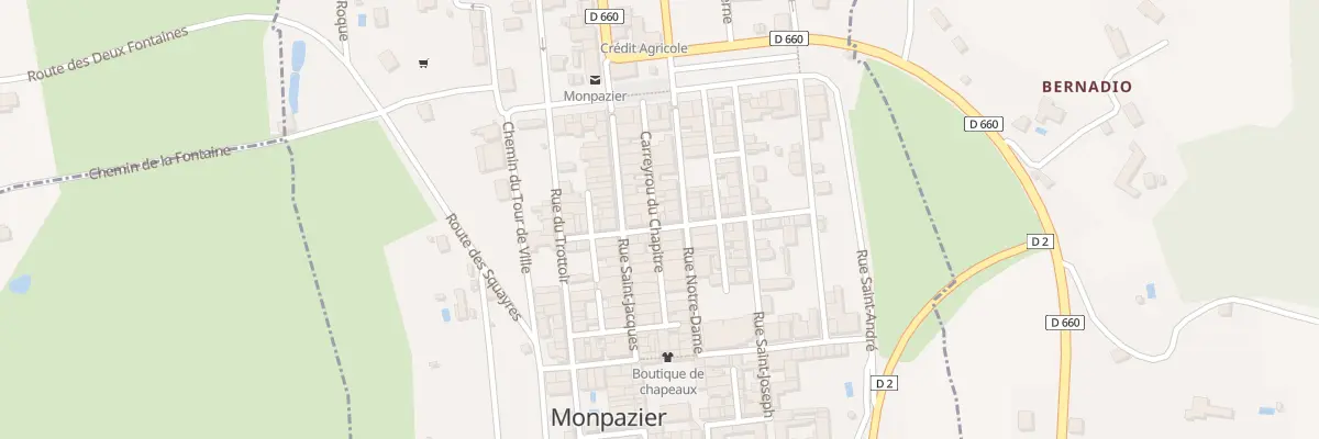 Plan du 9 Rue Transversale à Monpazier