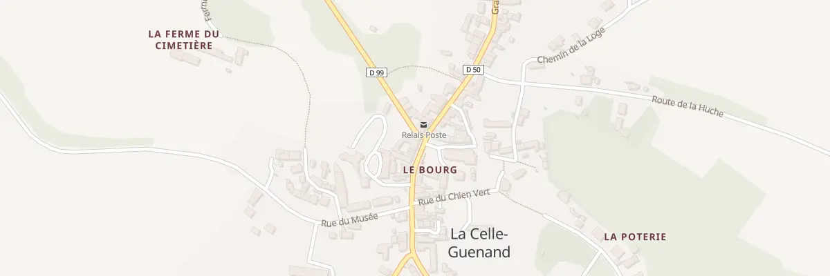 Plan du 2 Rue du Château à La Celle-Guenand