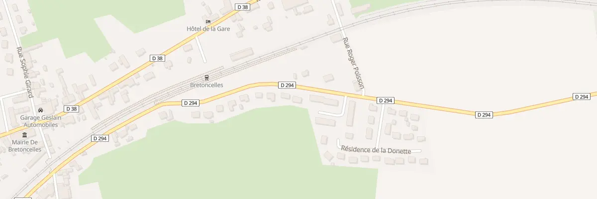 Plan du 24 Rte de St Victor de Buthon à Bretoncelles