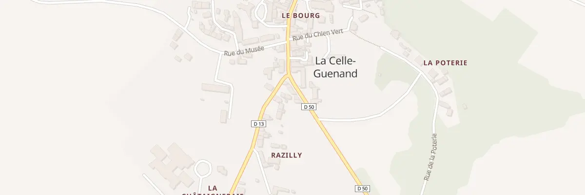 Plan du 6 Rte de Preuilly à La Celle-Guenand