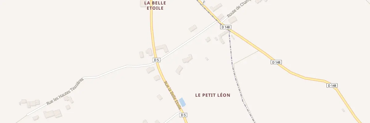 Plan du 2 La Belle Etoile à Lunay