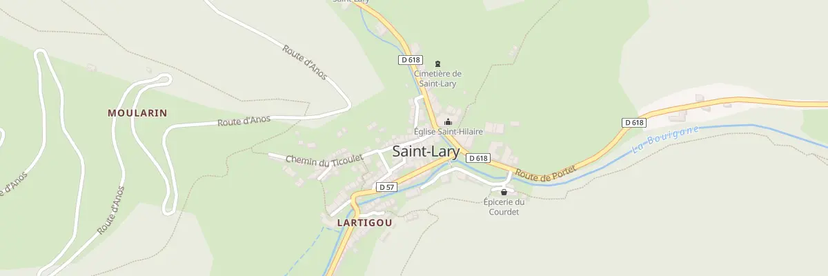 Plan du 157 Village à Saint-Lary