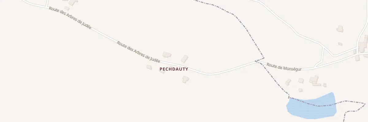 Plan du 57B Védrines à Monségur
