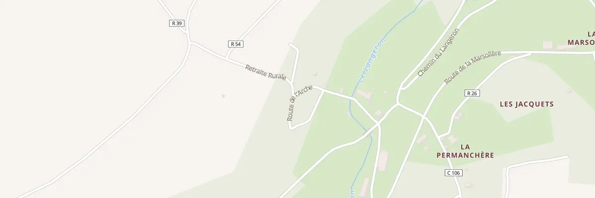 Plan du 5004F Rte de l’Arche à Lavardin