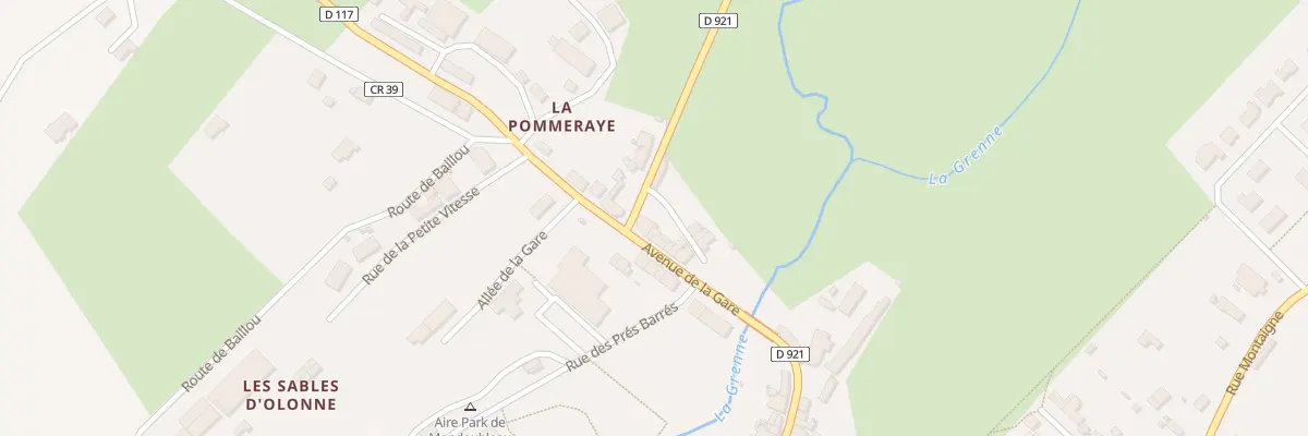Plan du 11 Av de la Gare à Mondoubleau