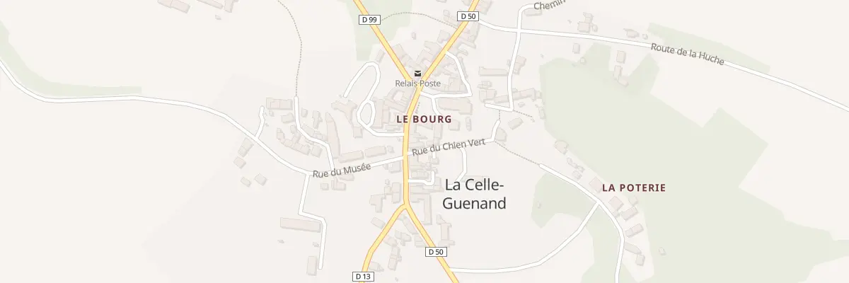 Plan du 5 Rue du Château à La Celle-Guenand