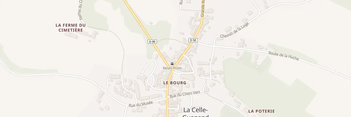 Plan du 3 Rue Grande Rue à La Celle-Guenand
