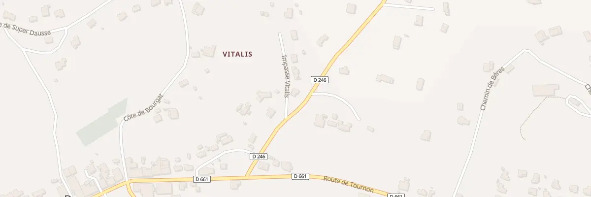 Plan du 48 Imp Vitalis à Dausse