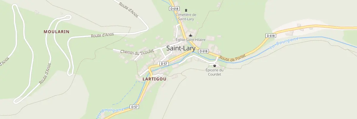 Plan du 210 Village à Saint-Lary