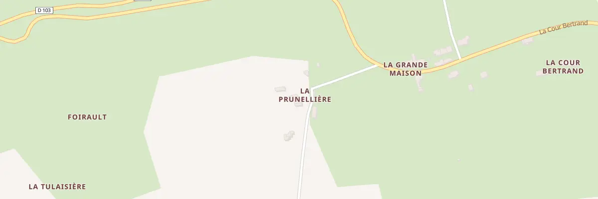 Plan du 4 La Prunelliere à Arcisses