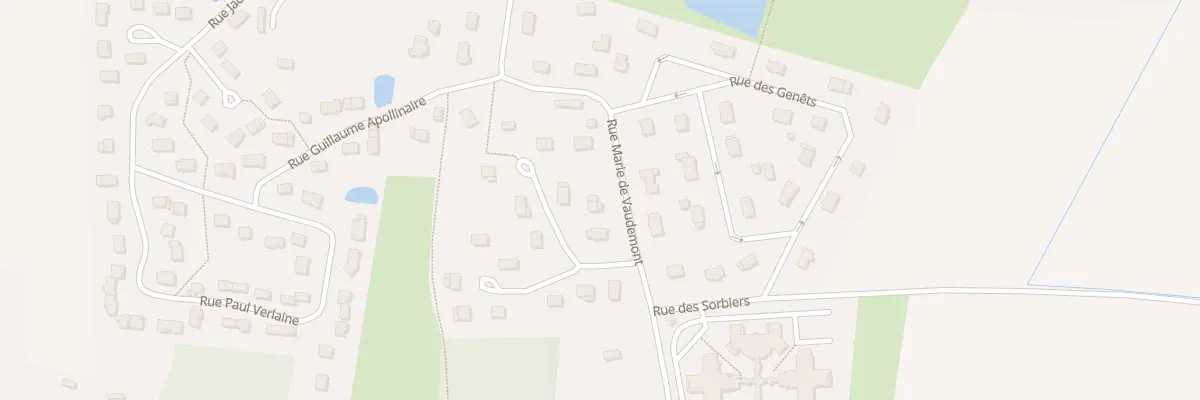 Plan du 10 Rue Marie de Vaudemont à Saint-Pierre-du-Bosguérard