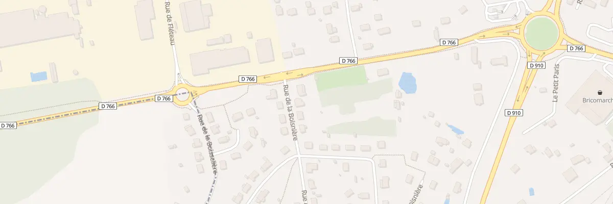 Plan du 3 Rue de la Boisnière à Château-Renault