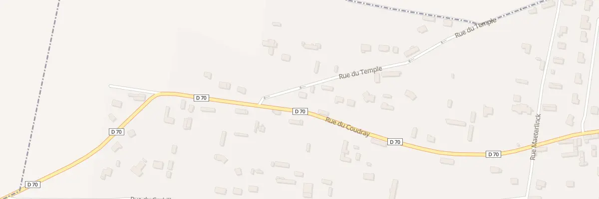 Plan du 1013 Rue du Coudray à Gruchet-Saint-Siméon
