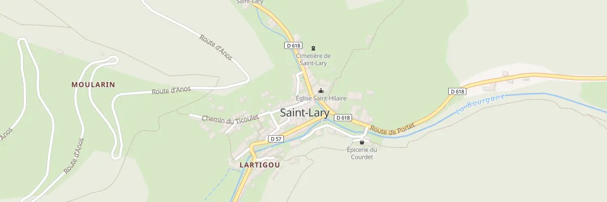 Plan du 156 Village à Saint-Lary