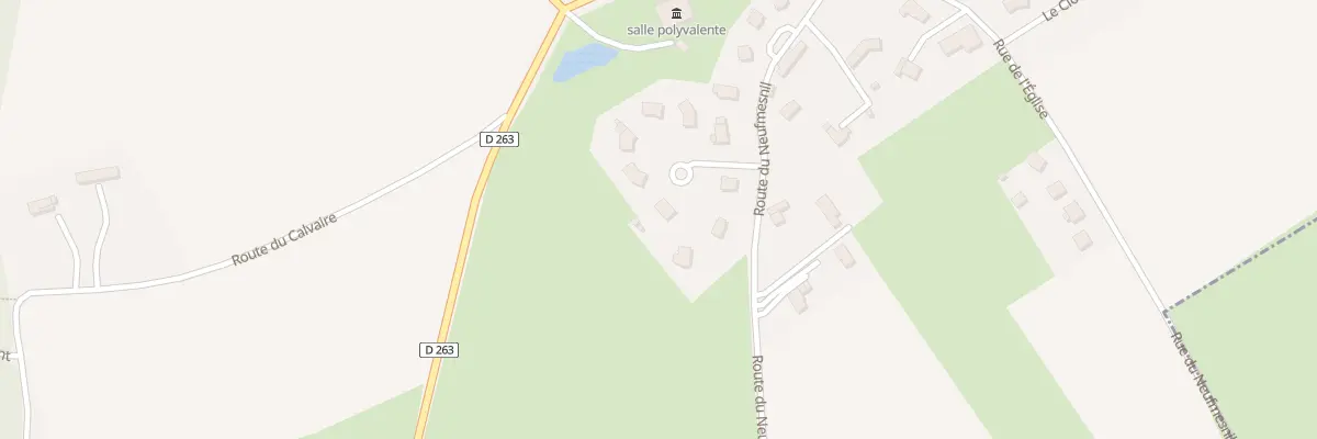 Plan du 92 Imp des Faines à Cideville