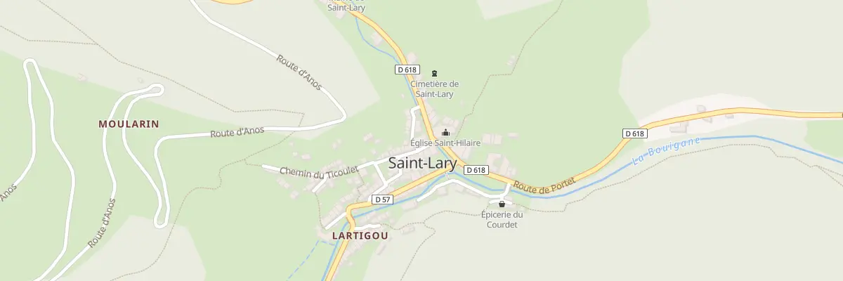 Plan du 155 Village à Saint-Lary