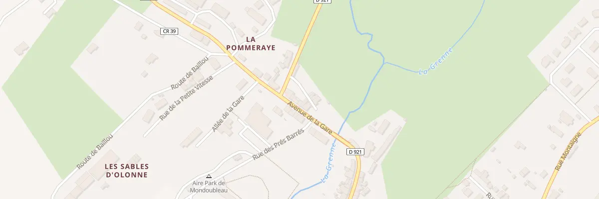 Plan du 7 Av de la Gare à Mondoubleau